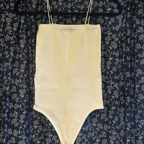 Zara White Tank Top Bodysuit - Picture 2 of 3